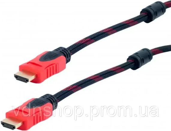 Кабель HDMI-HDMI Donli обплетення, ферити, посилений 30 м (V1.4) | Зображення 2