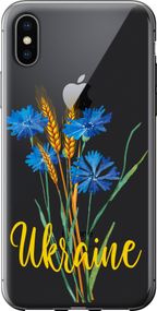 Чехол на iPhone XS Ukraine v2 "5445u-1583-17620"