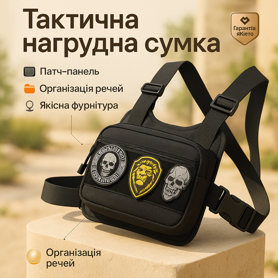 Сумка кобура наплічна, Чоловіча сумка через плече містка через плече чоловіча плетена FI-28