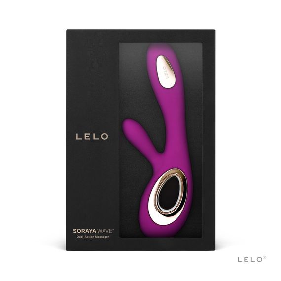 Вібратор-кролик LELO Soraya Wave Deep Rose, манливі рухи стовбура | Зображення 7