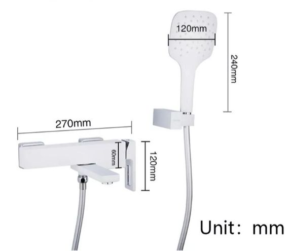 Змішувач для ванни Gappo G3217-8 | Зображення 1