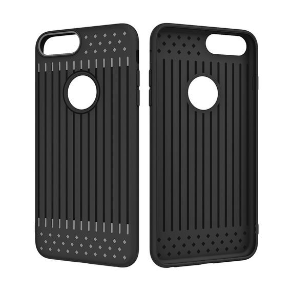 Чехол накладка Primo Shell TPU для Apple iPhone 7 Plus / iPhone 8 Plus - Black | Зображення 2