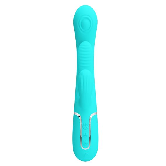 Вібратор із стимулятором клітора PRETTY LOVE — Shonia Green 3 in 1, BW-500041-1 Sex Aura | Зображення 3