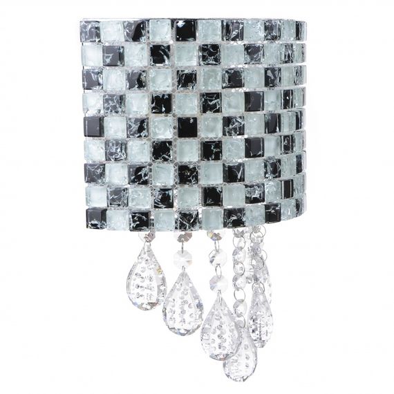 Бра галогенное настенное накладное хрустальное BCL-468W/1 G9 | Зображення 1