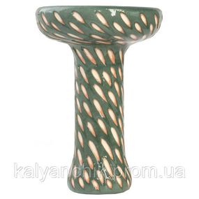 Чаша для Кальяна ETNA Phunnel Cut Glaze Dark Green