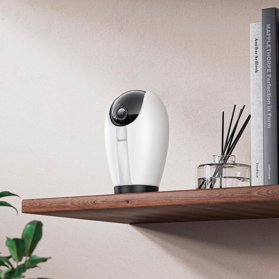 Камера відеоспостереження Hoco D6 Indoor PTZ HD White | Зображення 3