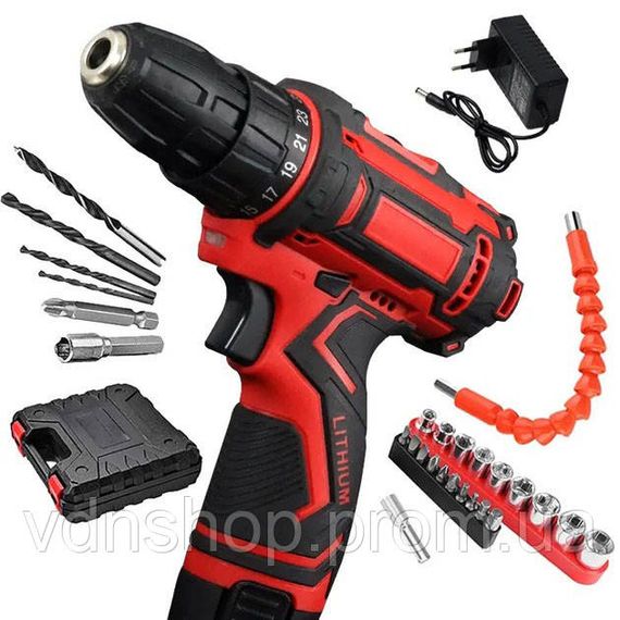 Шуруповерт для дома универсальный, Дрель-шуруповерт для сборки мебели Шуруповерт бытовых работ CY-20 | Зображення 5