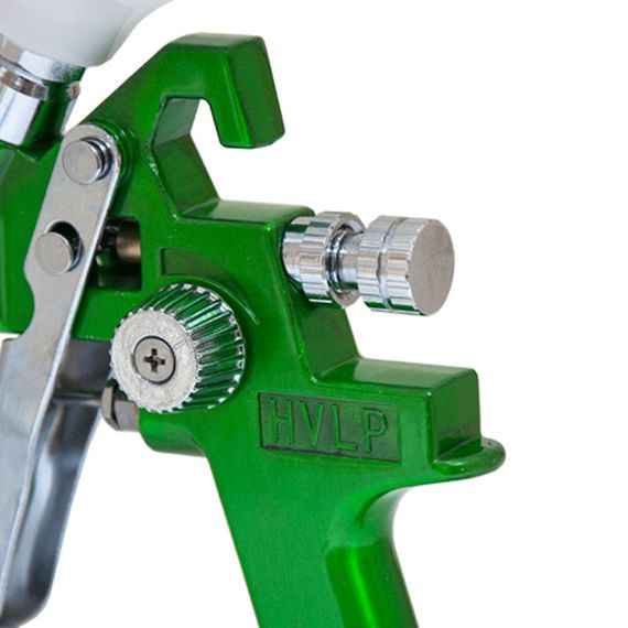 Фарборозпилювач Sigma HVLP 1.4 мм з редуктором та верхнім баком 600 мл (6812081) | Зображення 2