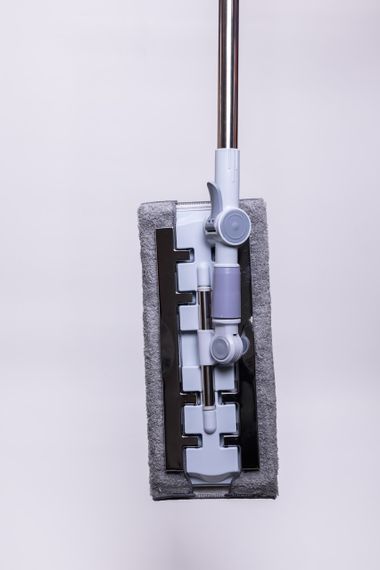 Плоска швабра для миття підлоги, стін та стелі універсальна швабра для прибирання Сірий HP-35015-35G | Зображення 3