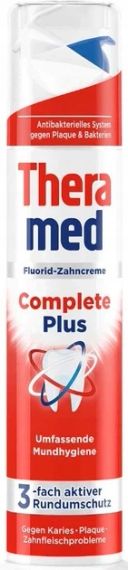 Зубна паста з дозатором Theramed Complete Plus (Комплексна), 100 мл