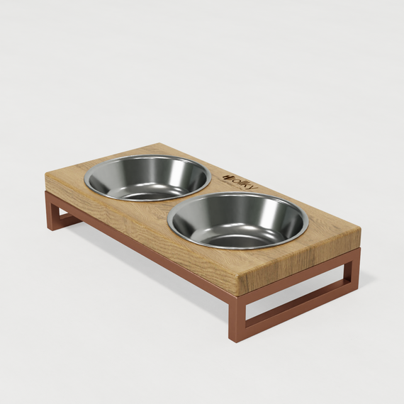 Миски на подставке для маленьких собак и котов Hollky Base XS (2 × 0,25 л) BXS-28145-GLNT | Зображення 2