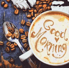 Картина по номерам "Good Morning" 40х40 KHO5523