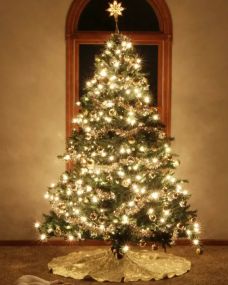 Гирлянда Конский хвост от USB 5 метра 1000 LED 20 нитей , желтый