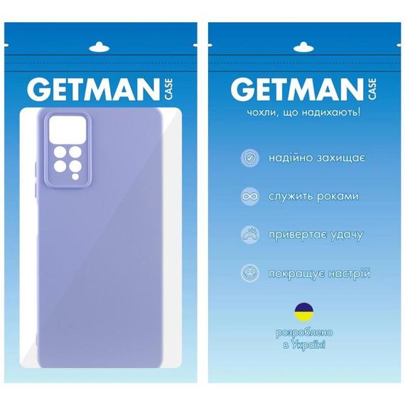 Чохол TPU GETMAN Liquid Silk Full Camera для Xiaomi Redmi Note 11 Pro 4G/5G / 12 Pro 4G Бузковий / Dasheen | Зображення 4