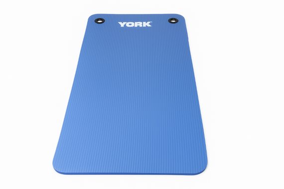 Мат для фітнесу з отворами York Fitness NBR 1см синій | Зображення 2
