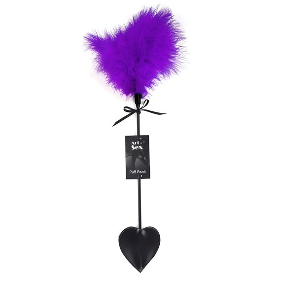 Лоскітка зі шльопалкою Піка Art of Sex – Puff Peak, фіолетова | Зображення 1
