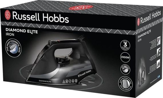 Праска Russell Hobbs Diamond Elite Iron 27000-56 3100 Вт чорна | Зображення 7