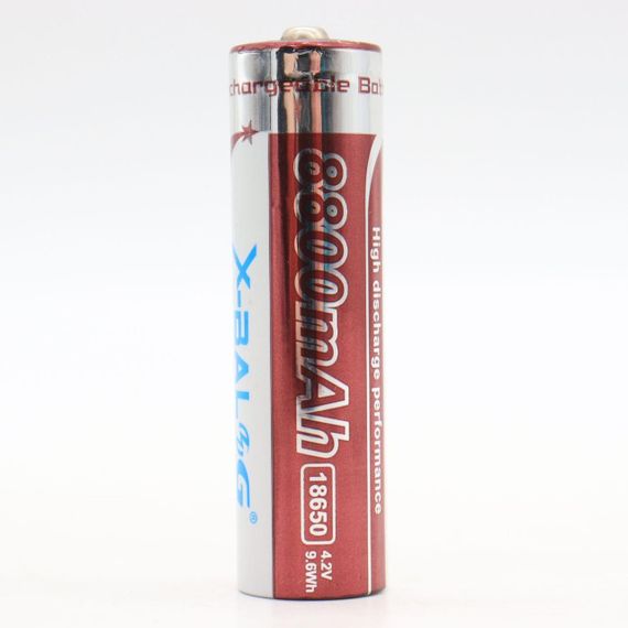 Акумулятор, 1шт Li-Ion 18650 X-Balog, 8800 mAh 4,2В / Акумуляторна літій-іонна батарейка | Зображення 8