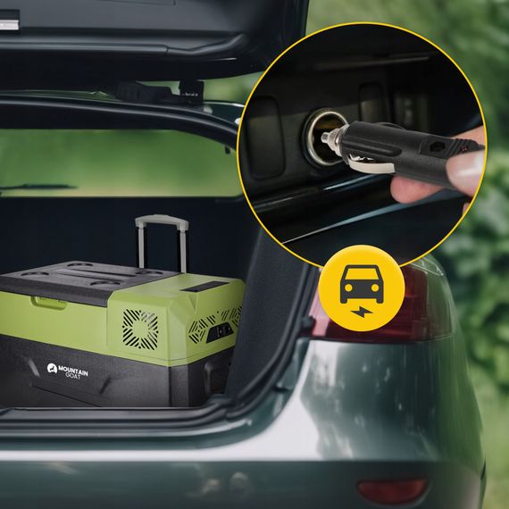 Холодильник туристичний компресорний Mountain Goat XTREME 27.8 л електричний, переносний Black/Olive (P-5905973404884) | Зображення 3