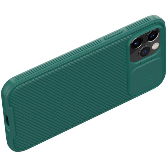 Карбонова накладка Nillkin CamShield Pro для Apple iPhone 14 Pro (6.1") Dark Green | Зображення 2
