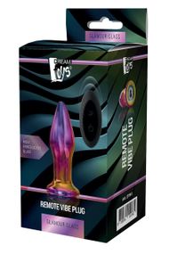 Анальна пробка із вібрацією скляна Dream Toys GLAMOUR GLASS PLUG Sex Aura