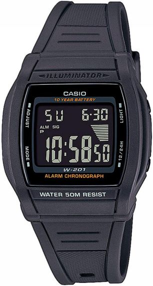 Годинник CASIO W-201-1BVEG