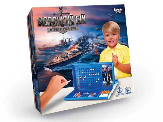 Настільна розважальна гра Морський бій укр (2000903715542) shop (2000903715542)