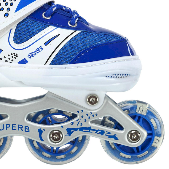 Роликовые коньки раздвижные Power Super с регулируемым размером S (31-35) | Зображення 1