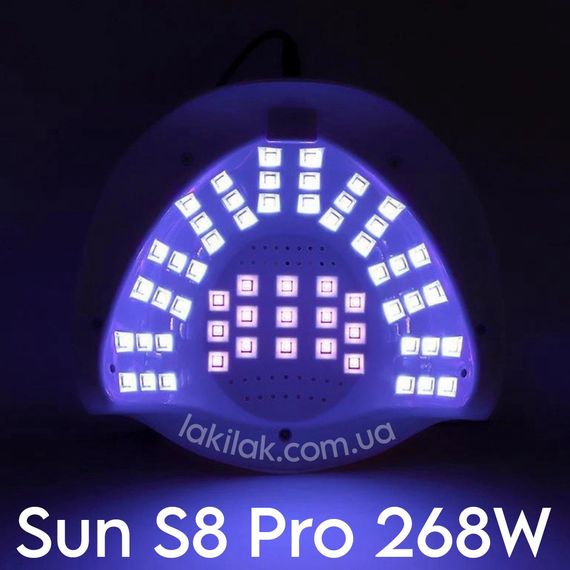 Лампа для ногтей SUN S8 PRO 268W белая (с функцией понижения мощности) | Зображення 1