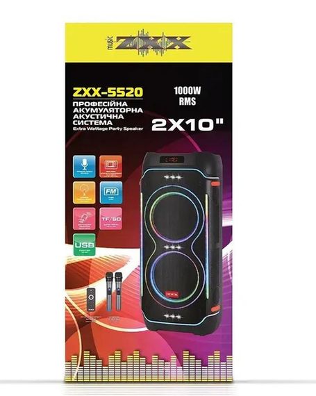 Переносна Bluetooth колонка 100 Вт XPRO ZXX-5520 (46015-ZXX-5520_8306) | Зображення 6