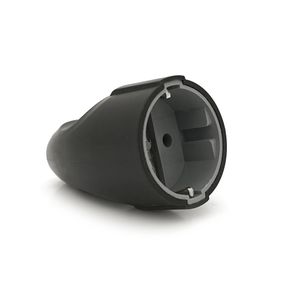 Штепсельное гнездо с заземлением,16A 250V A102B,Black,Q20