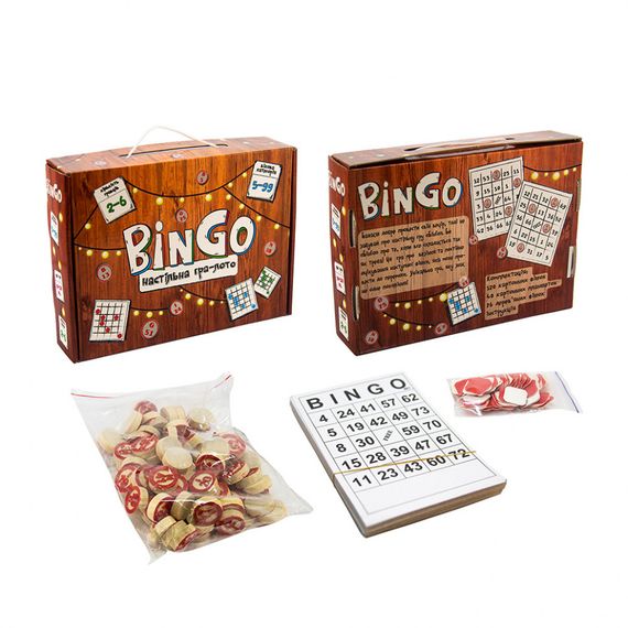 Настольная игра-лото "BinGo" 30757 укр | Зображення 1