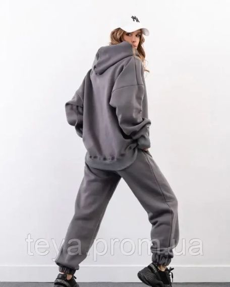 Спортивный костюм для женщин цвет серый размеры S, 3XL, L, XXL, XL FI_009092 | Зображення 2