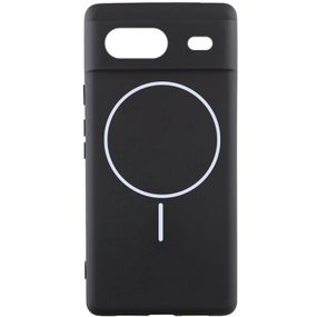 Чохол Silicone Cover Lakshmi Full Camera (AA) with Magnetic Fit для Google Pixel 7 Чорний / Black