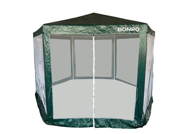 Садовый павильон-шатер с москитной сеткой Bonro B-1024 зеленый 42412299 | Зображення 2