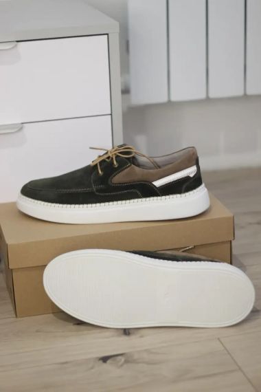 Зеленые мужские мокасины 43 размер | Зображення 3