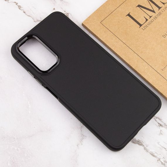 TPU чохол Bonbon Metal Style для Samsung Galaxy A14 4G/5G Чорний / Black | Зображення 3