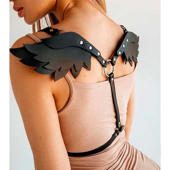 Портупея з крильцями Black Angel | Зображення 3