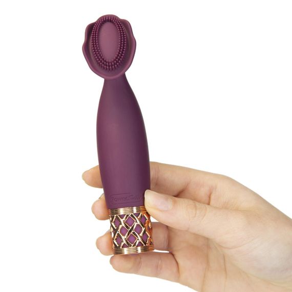 Кліторальний вібратор Pillow Talk Secrets Passion Wine вигнутий водонепроникний на акумуляторі | Зображення 5