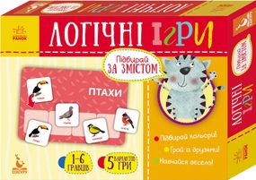 Дитячі логічні ігри "Підбирай за змістом" 918003, 24 картки укр. мовою