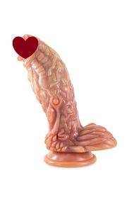 Фентезійний фалоімітатор Kong Silicone The Phoenix, довжина 18 см, діаметр 5,5 см Sex Aura