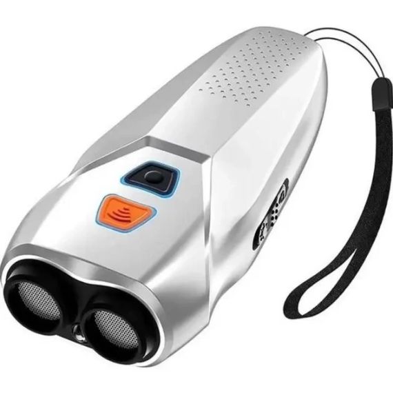 Відлякувач собак Ultrasonic Dog Repeller PU 70 8669 з ліхтариком White ТМ