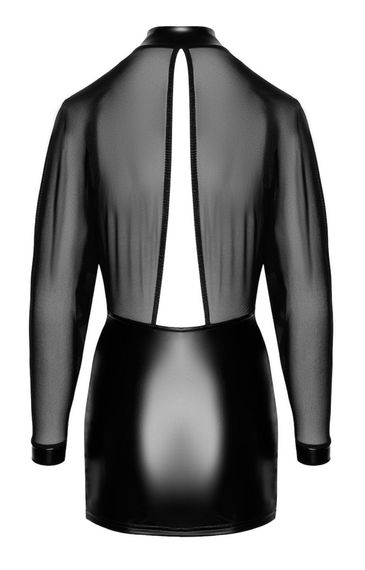 Платье Noir Handmade F348 Powerwetlook and tulle dress - 5XL | Зображення 5
