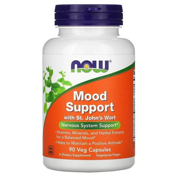 Комплекс для профілактики нервової системи NOW Foods Mood Support 90 Veg Caps