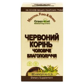 Комплекс для профилактики репродуктивной функии у мужчин GreenSet Красный Корень - Мужское Благополучие 60 капсул