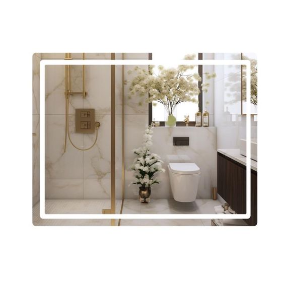 Дзеркало Qtap Mideya (MI1) 1200х800 з LED-підсвіткою Touch, з антизапотіванням, димером, регумацію QT2078F12080