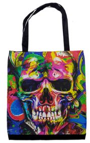 Сумка шопер Гарда  4Profi Skull Grafity роз. L 29579