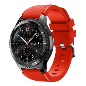Силиконовый ремешок Primo для часов Samsung Gear S3 Classic SM-R770 / Frontier RM-760 - Red