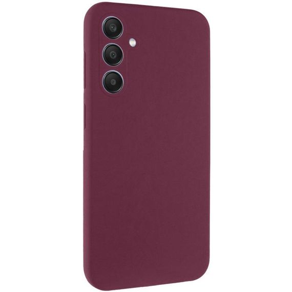 Чехол Silicone Cover Lakshmi Full Camera (AAA) для Samsung Galaxy S25 FE Бордовый / Plum