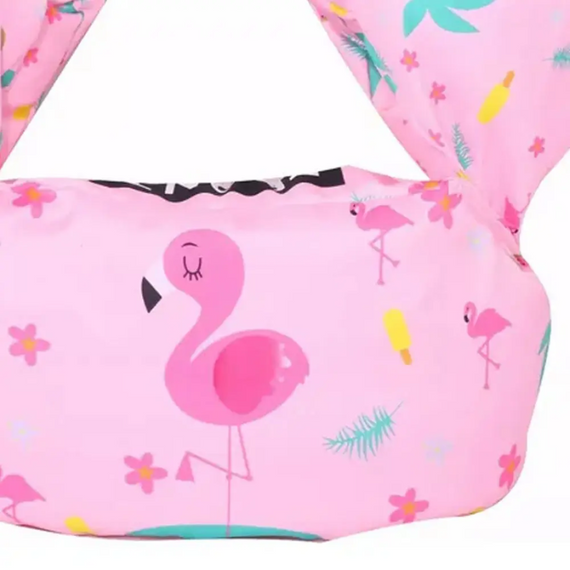 Плавальний жилет Фламінго, рожевий жилет із нарукавниками, надувний жилет для дівчаток | Зображення 6